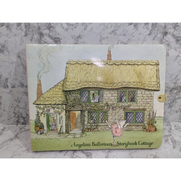 Angelina Ballerina Storybook Cottage Hardcover American Girl Set Doll Clothes - Picture 12 of 16